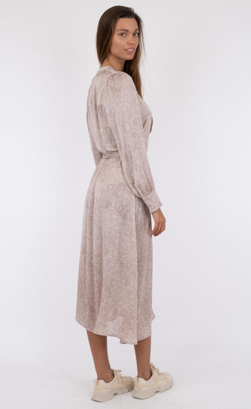 Neo Noir Kjole - Vita Flowy - Dusty Rose
