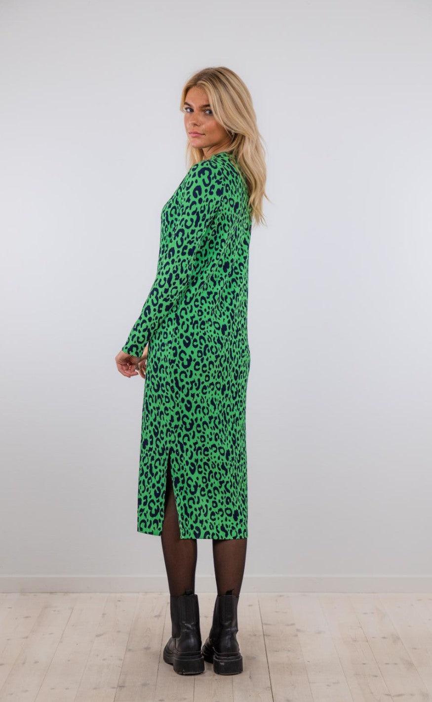 Neo Noir Kjole - Vogue Simple Leo - Green
