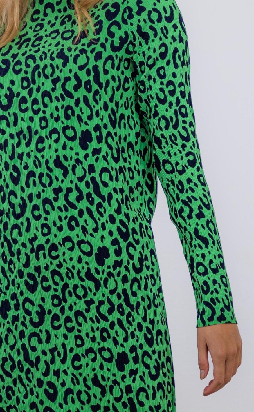 Neo Noir Kjole - Vogue Simple Leo - Green