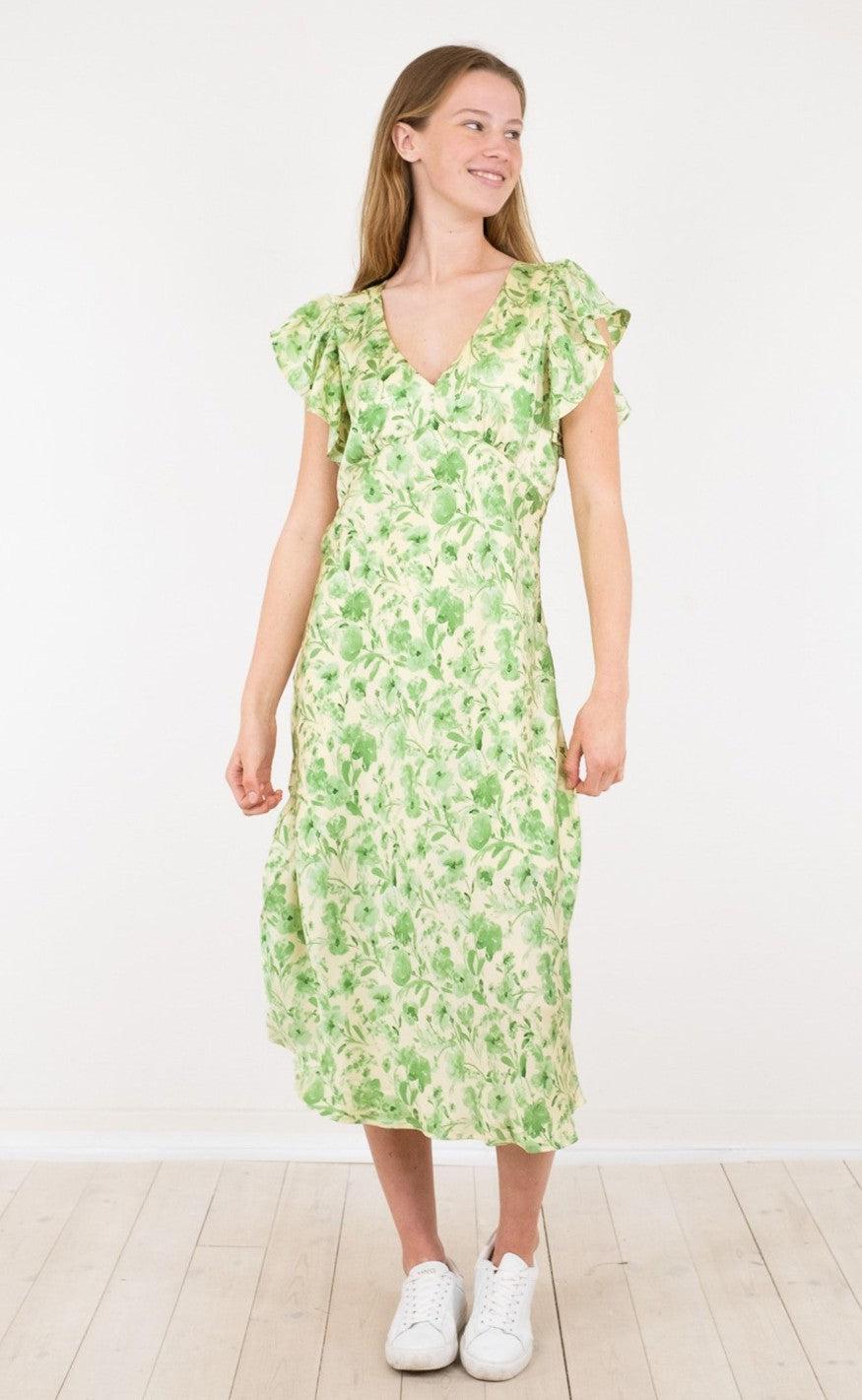 Neo Noir Kjole - Zahara - Light Green