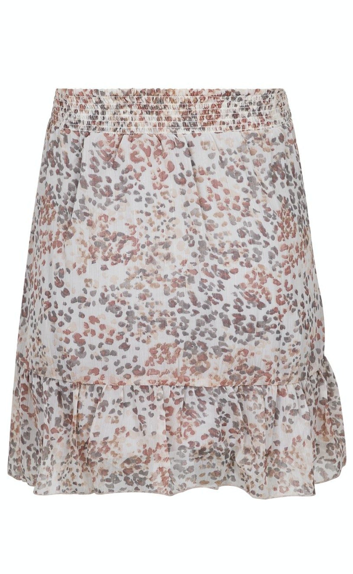Neo Noir Nederdel - Bella Faded Leo - Off White