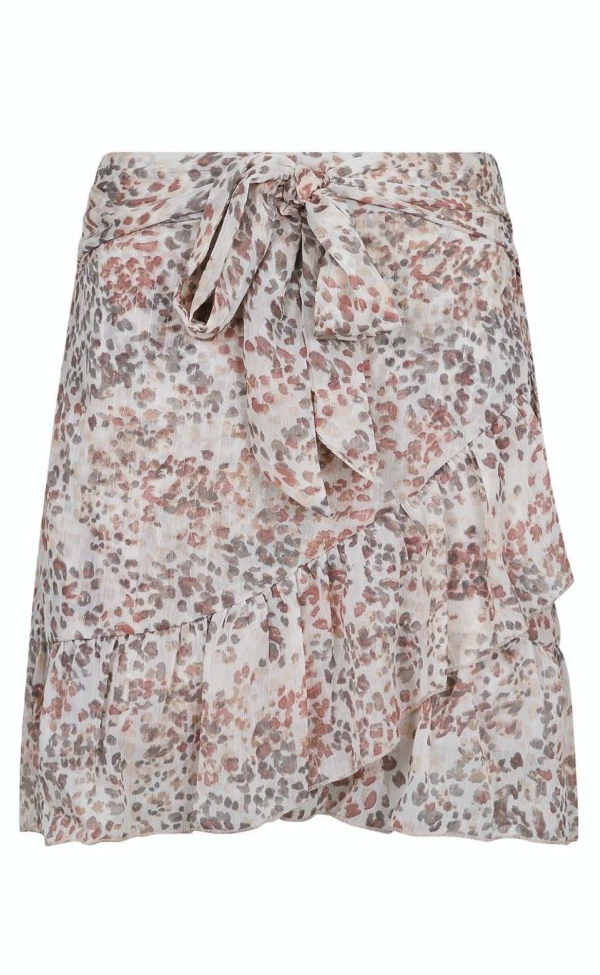 Neo Noir Nederdel - Bella Faded Leo - Off White