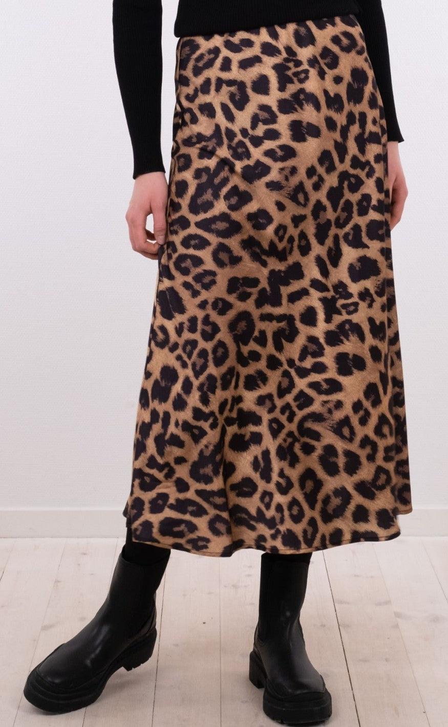 Neo Noir Nederdel - Bovary Leo - Leopard