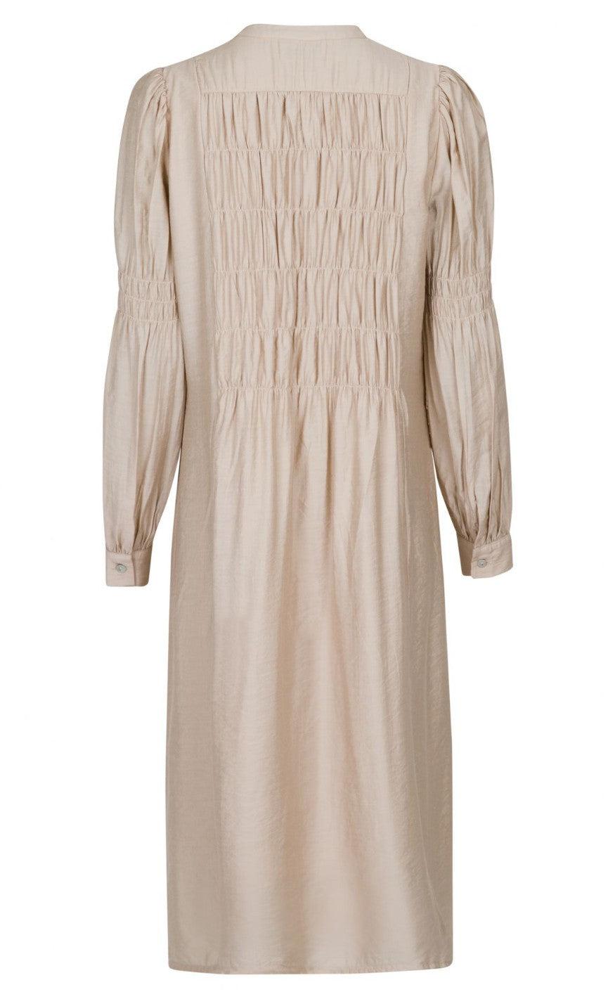 Neo Noir Smock Kjole - Posy - Sand