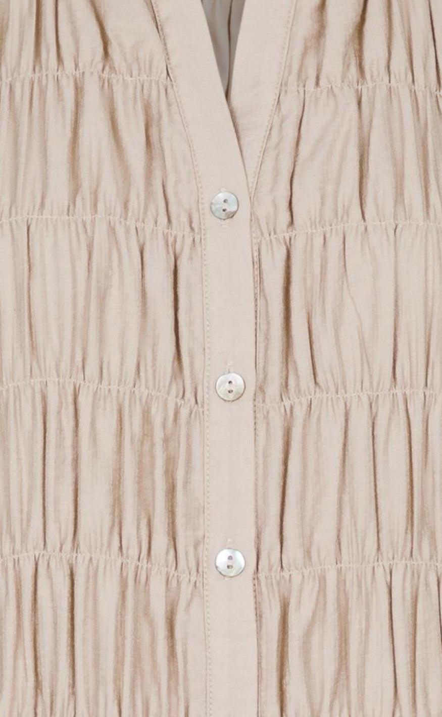 Neo Noir Smock Kjole - Posy - Sand