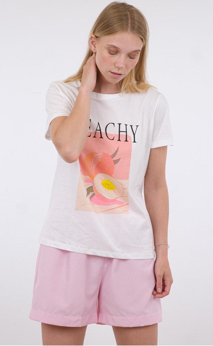 Neo Noir T-shirt - Parva Fruit - Peach