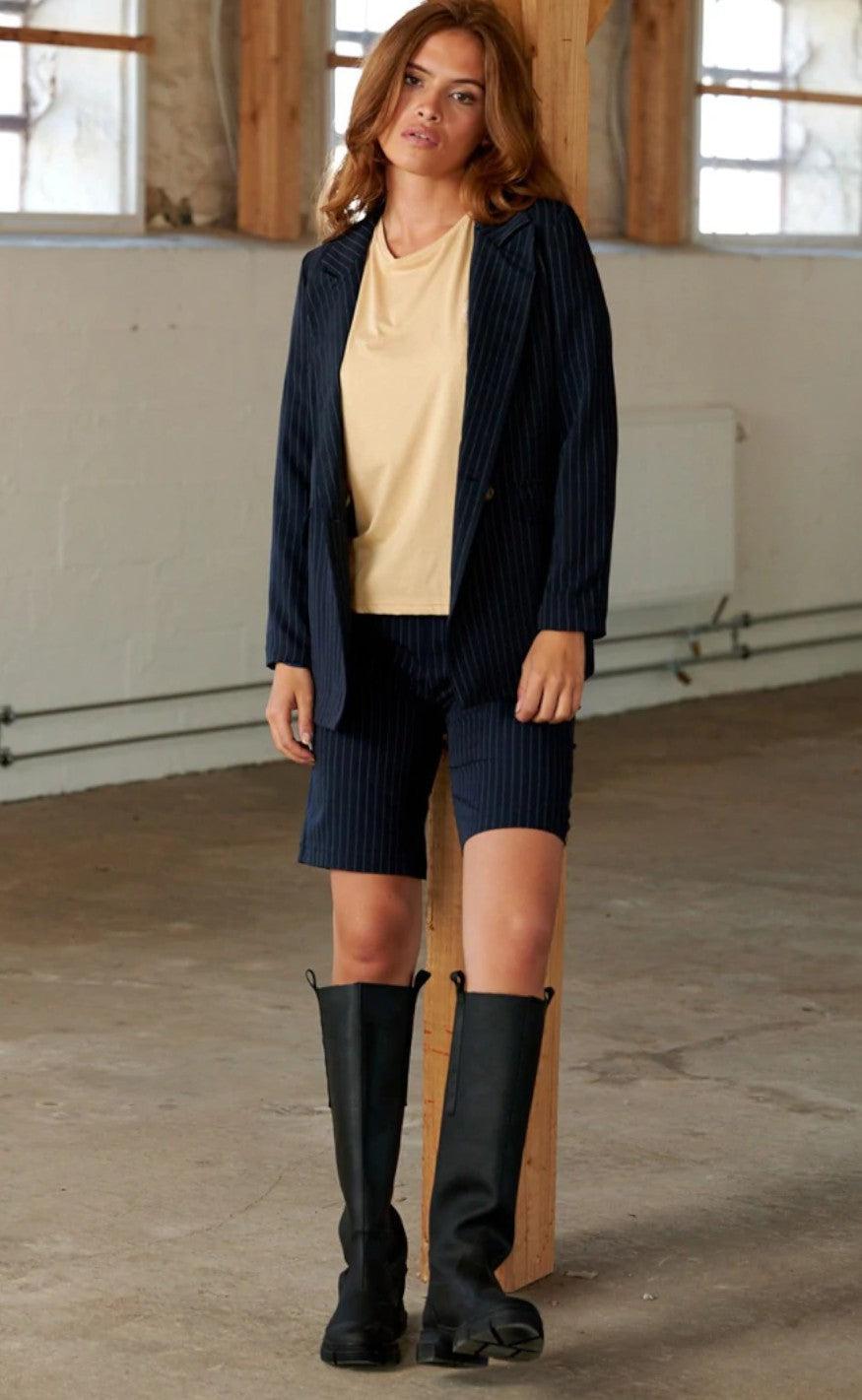 Noella Blazer - Forte - Navy/White