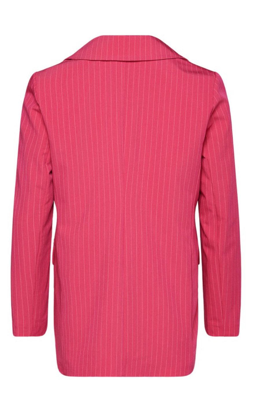 Noella Blazer - Forte - Pink Pinstripe