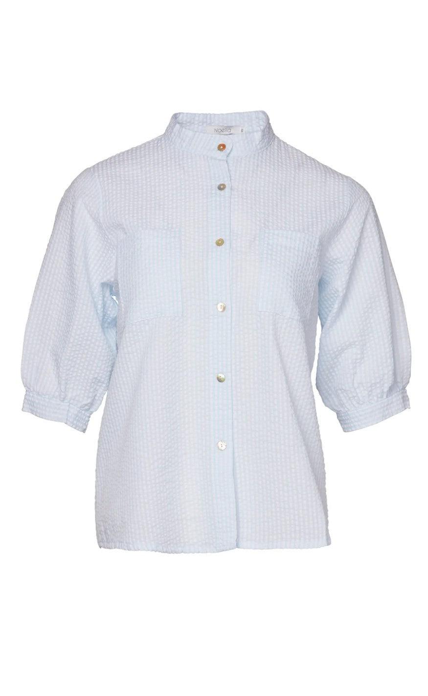 Noella Bluse - Cavi - Light Blue Stripes