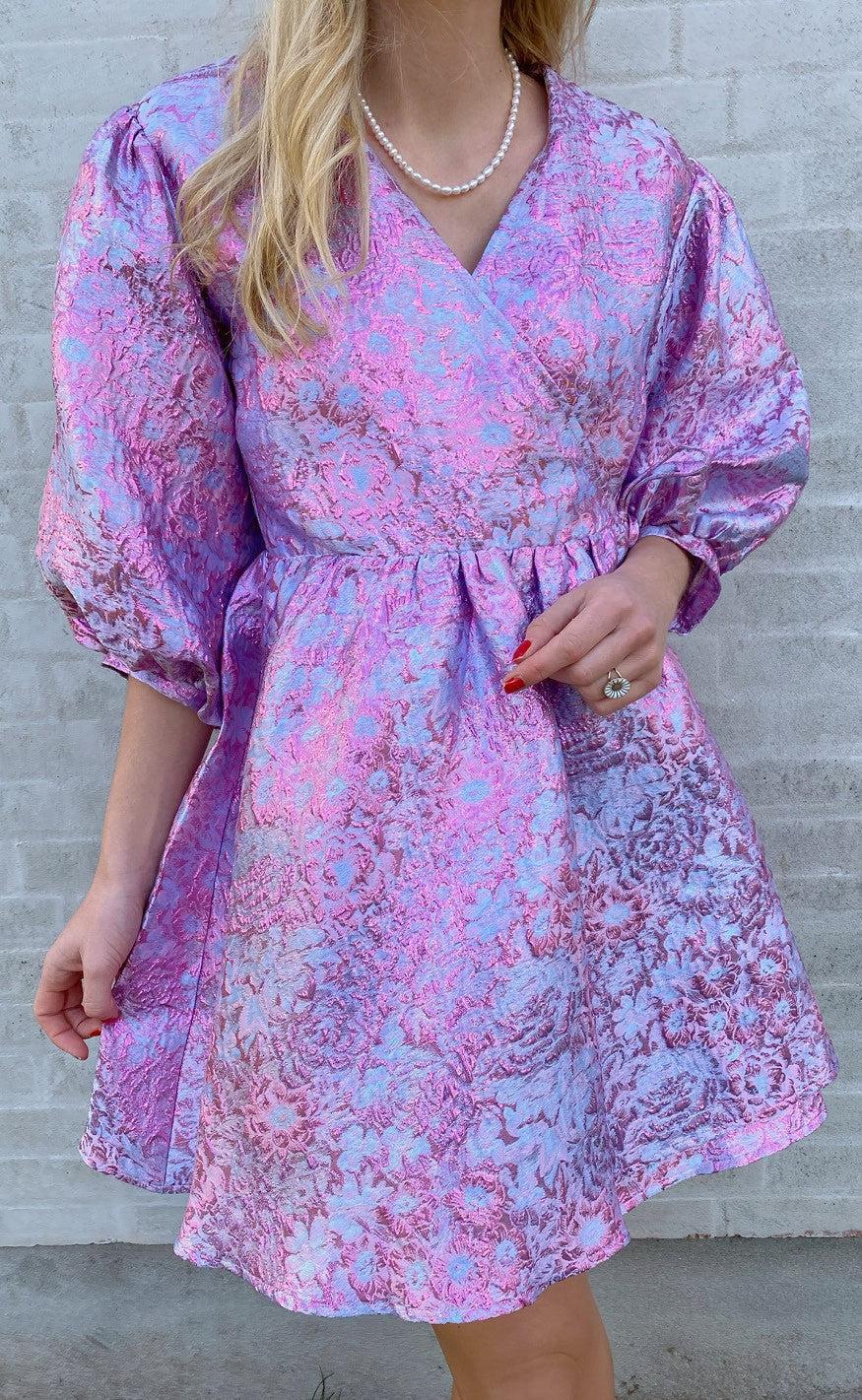 Noella Kjole - Aya Jacquard - Lilac Jacquard