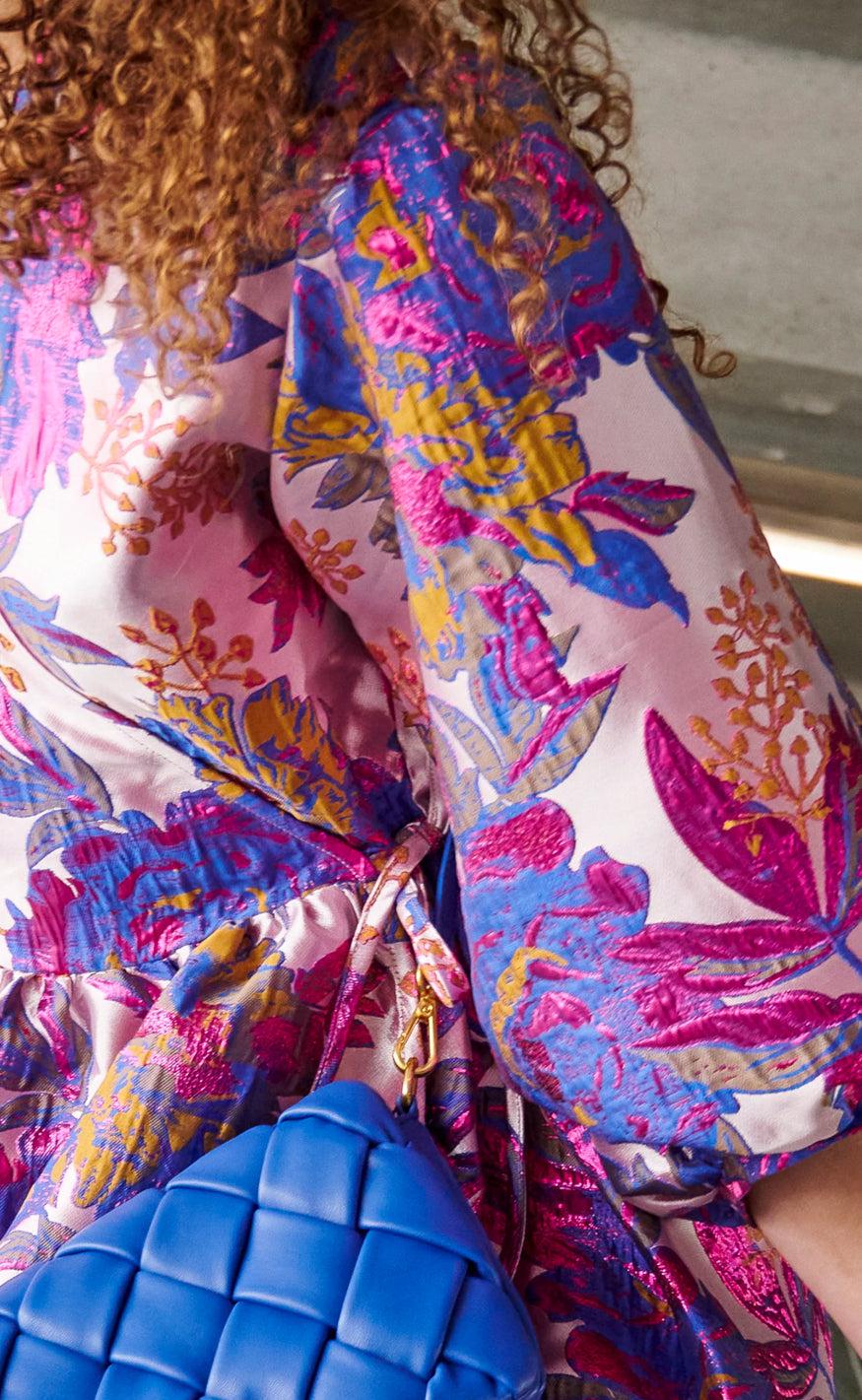 Noella Kjole - Aya Wrap - Fuchsia Mix
