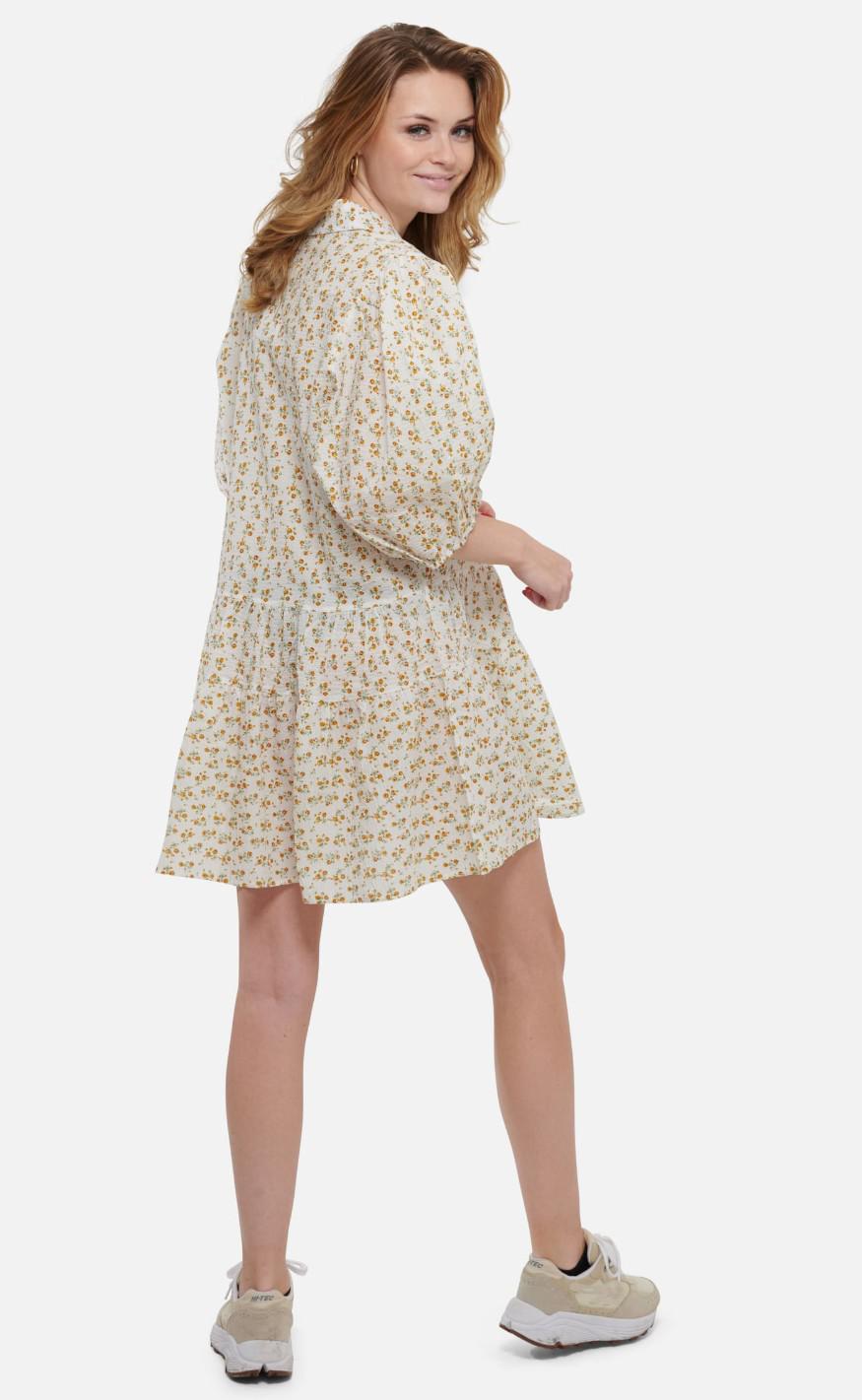 Noella Kjole - Etta - Yellow/Cream
