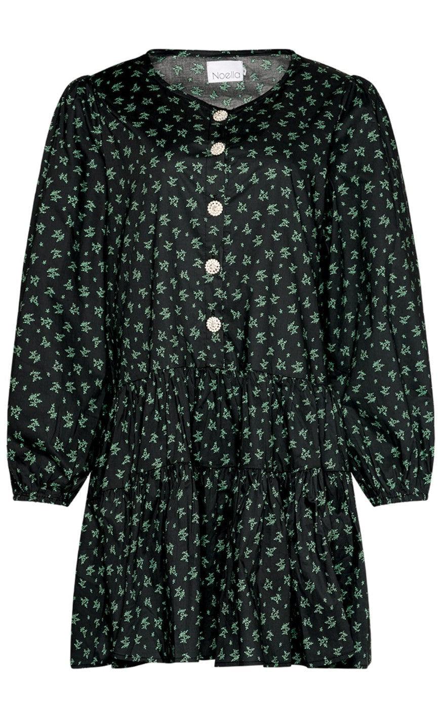 Noella Kjole - Heather - Green Flower