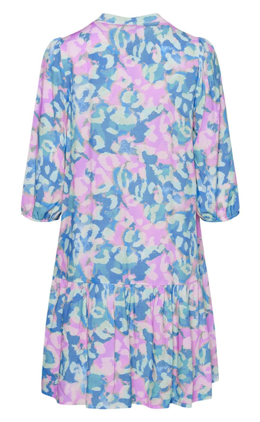 Noella Kjole - Imogene Short - Lightblue/Pink