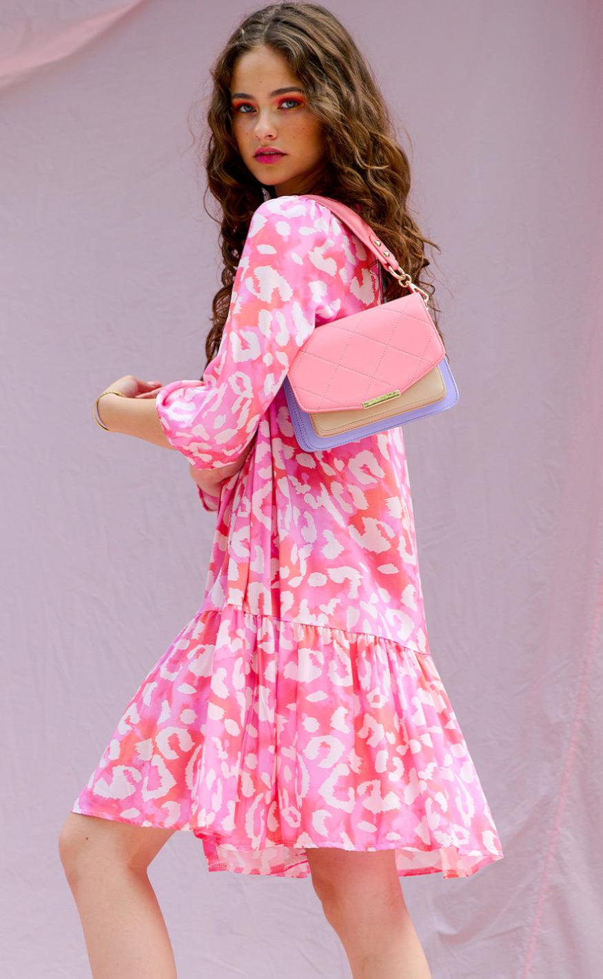 Noella Kjole - Imogene Short - Pink Mix