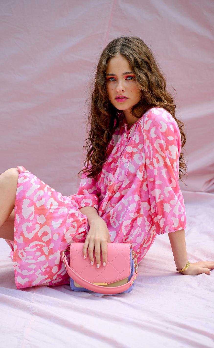 Noella Kjole - Imogene Short - Pink Mix