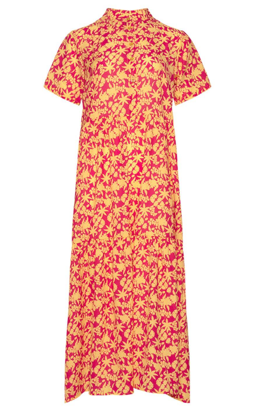 Noella Kjole - Lipe - Pink/Yellow