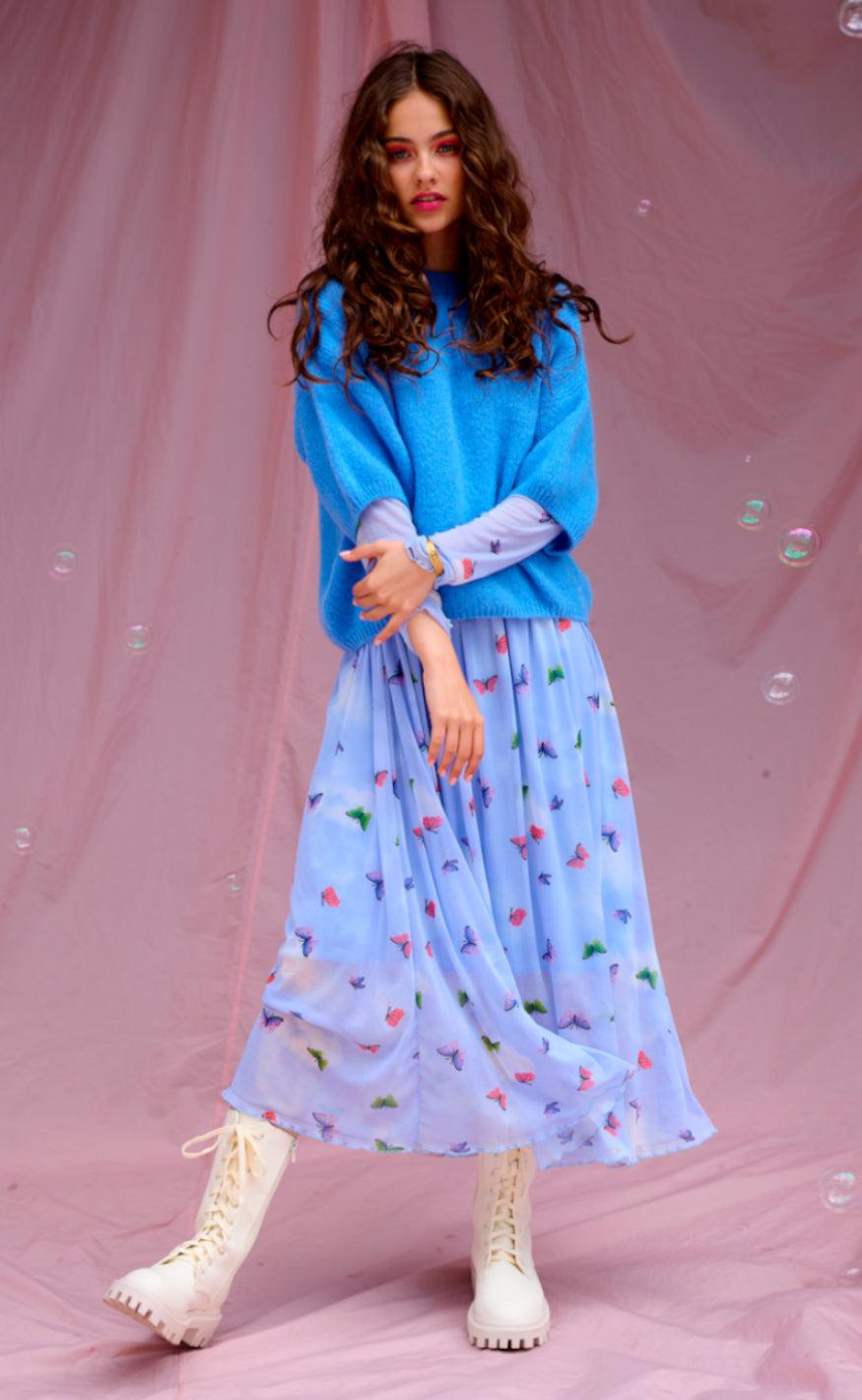 Noella Kjole - Lola - Butterfly Print