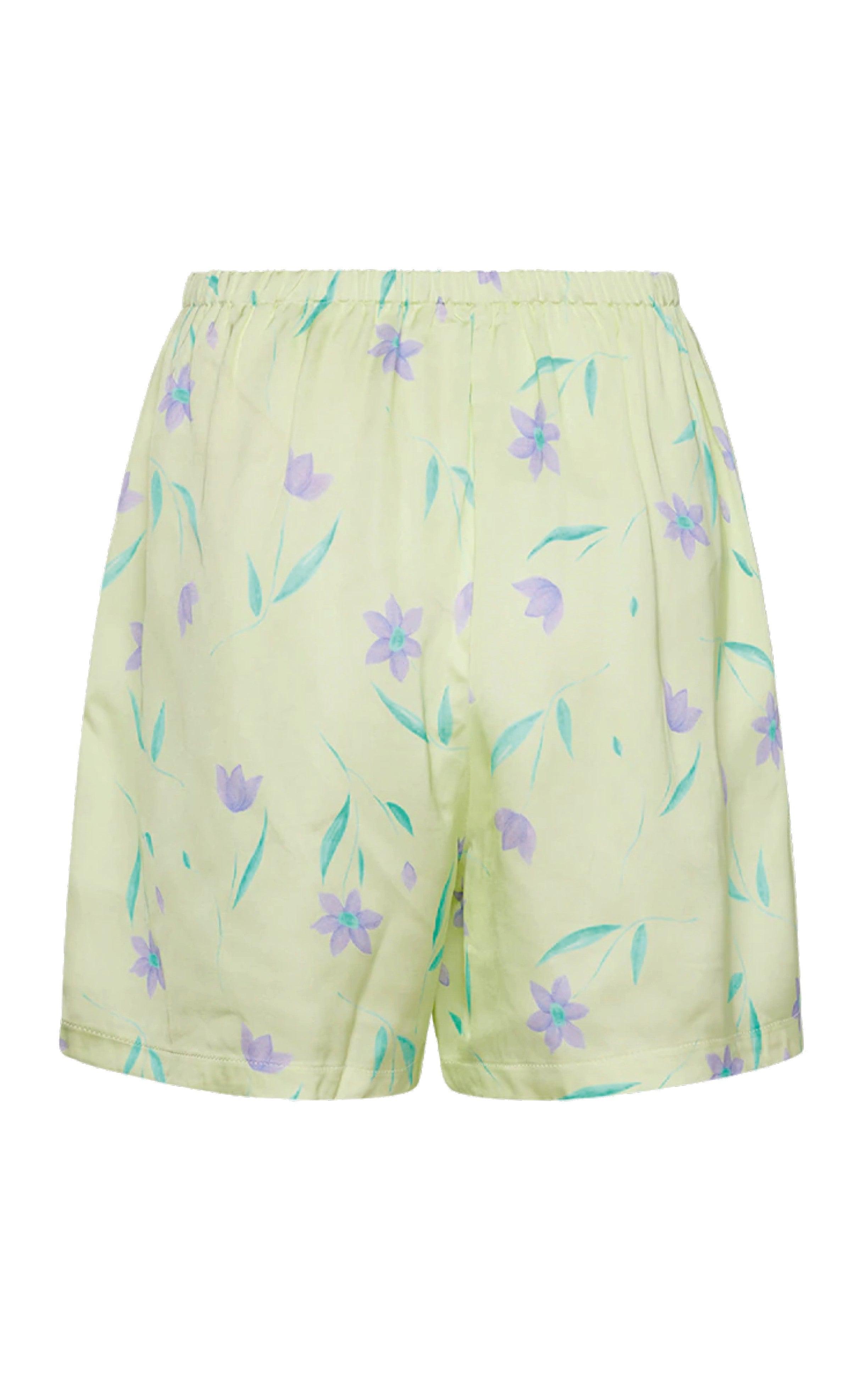 Noella Shorts - Micha - Offwhite w. Flowers