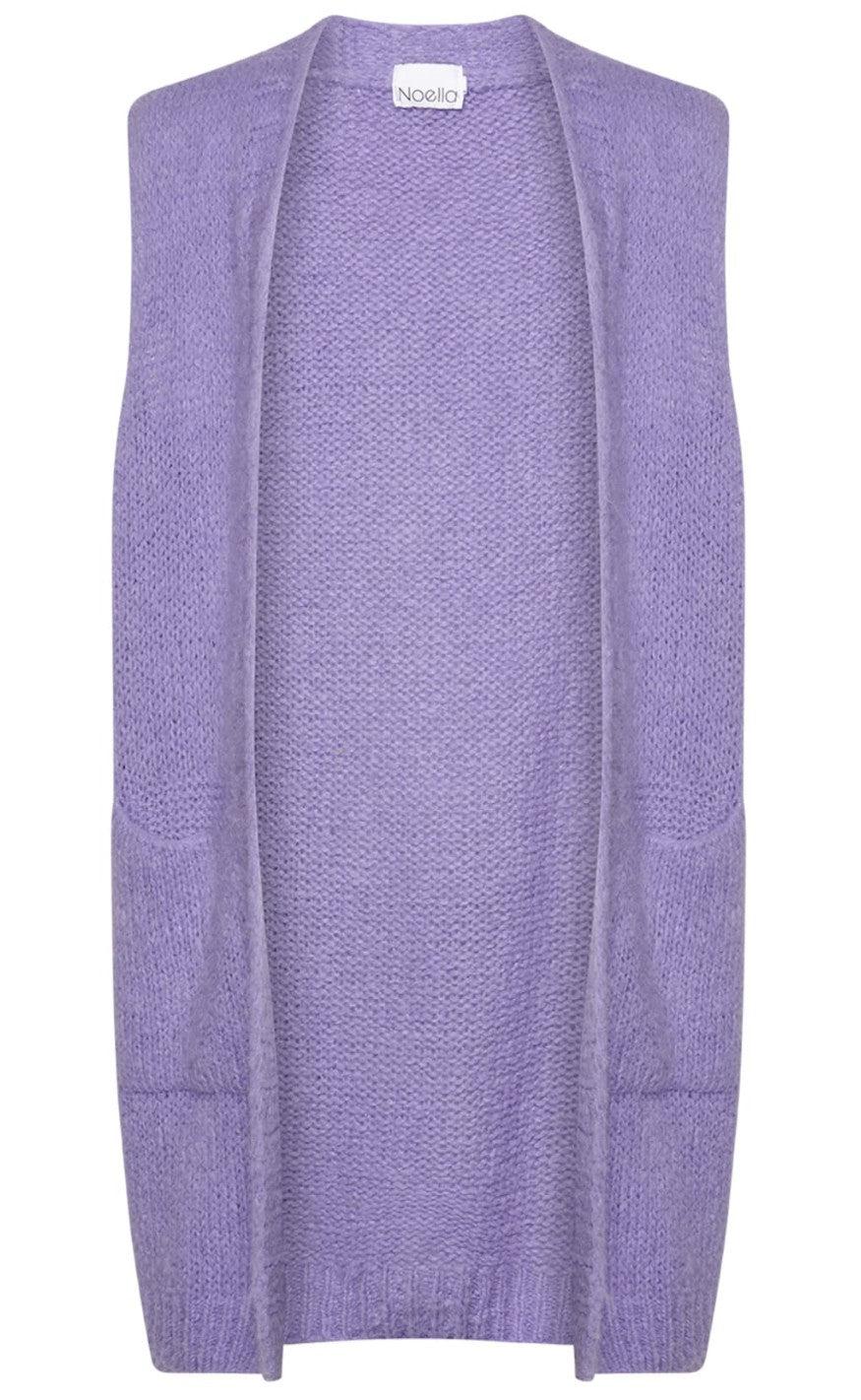 Noella Strik Vest - Fora - Lilac