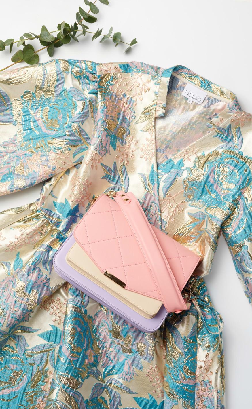 Noella Taske - Blanca Multi Compartment - Coral/Purple/Nude