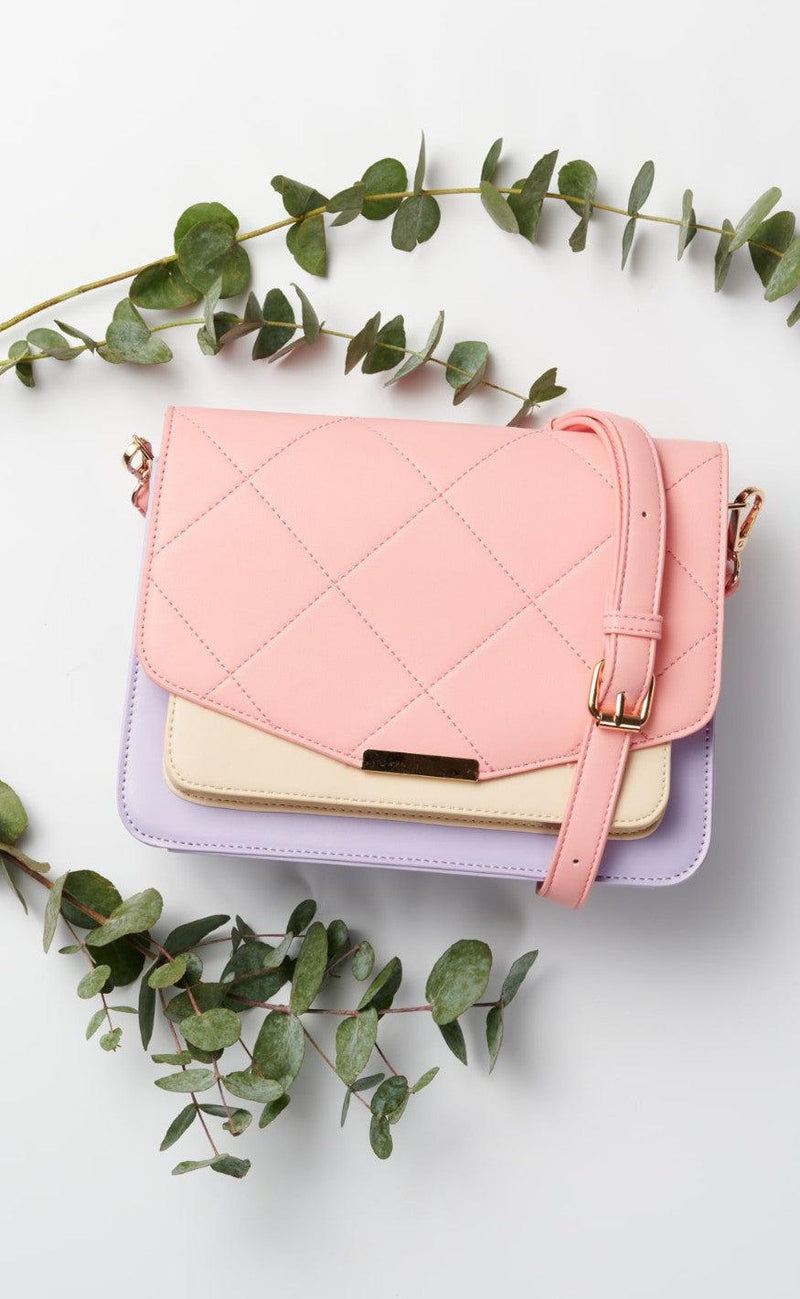 Noella Taske - Blanca Multi Compartment - Coral/Purple/Nude