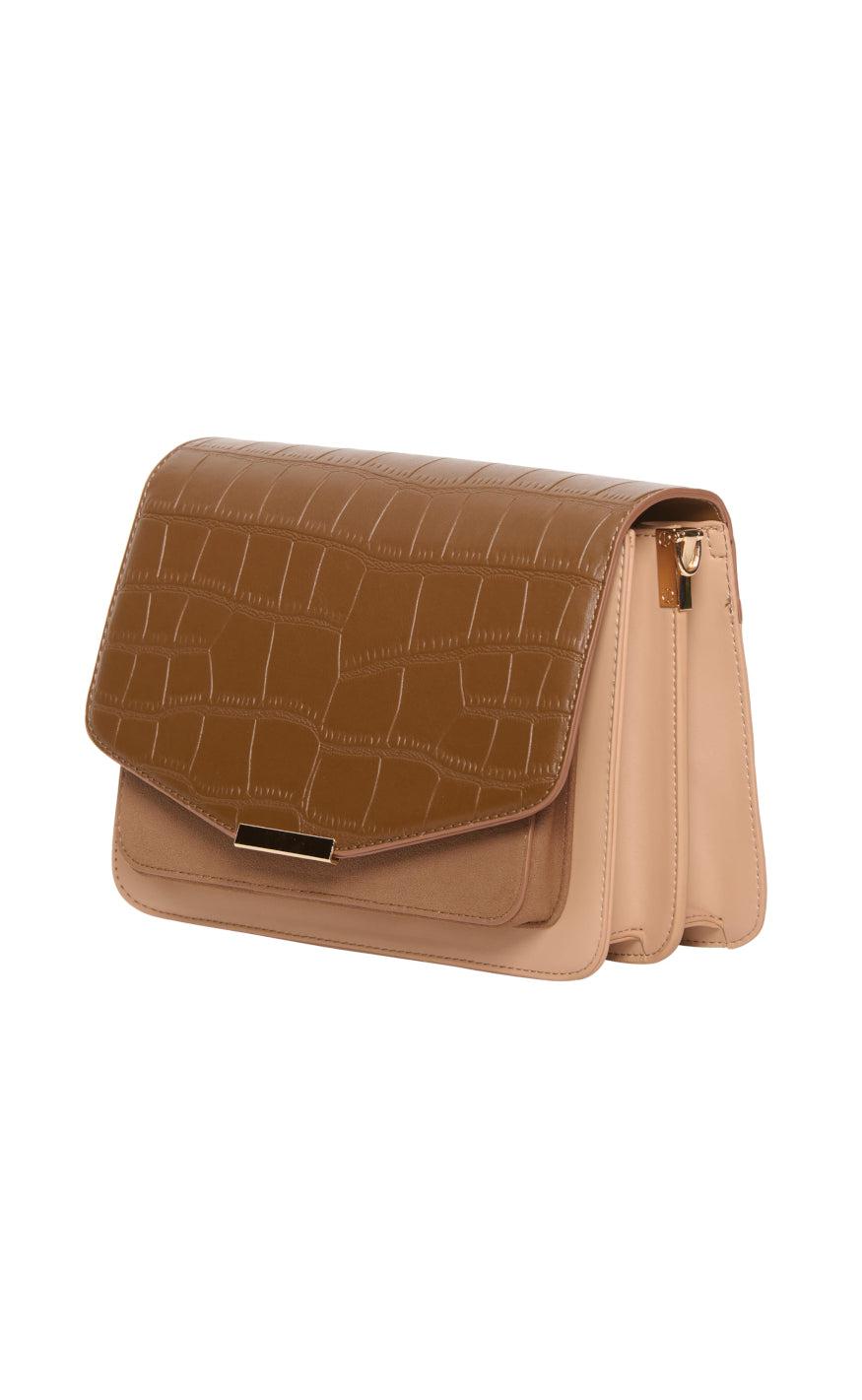 Noella Taske - Blanca Multi Compartment - Dark Brown Croco