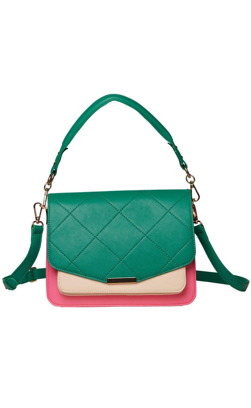 Noella Taske - Blanca Multi Compartment - Green/Pink/Nude