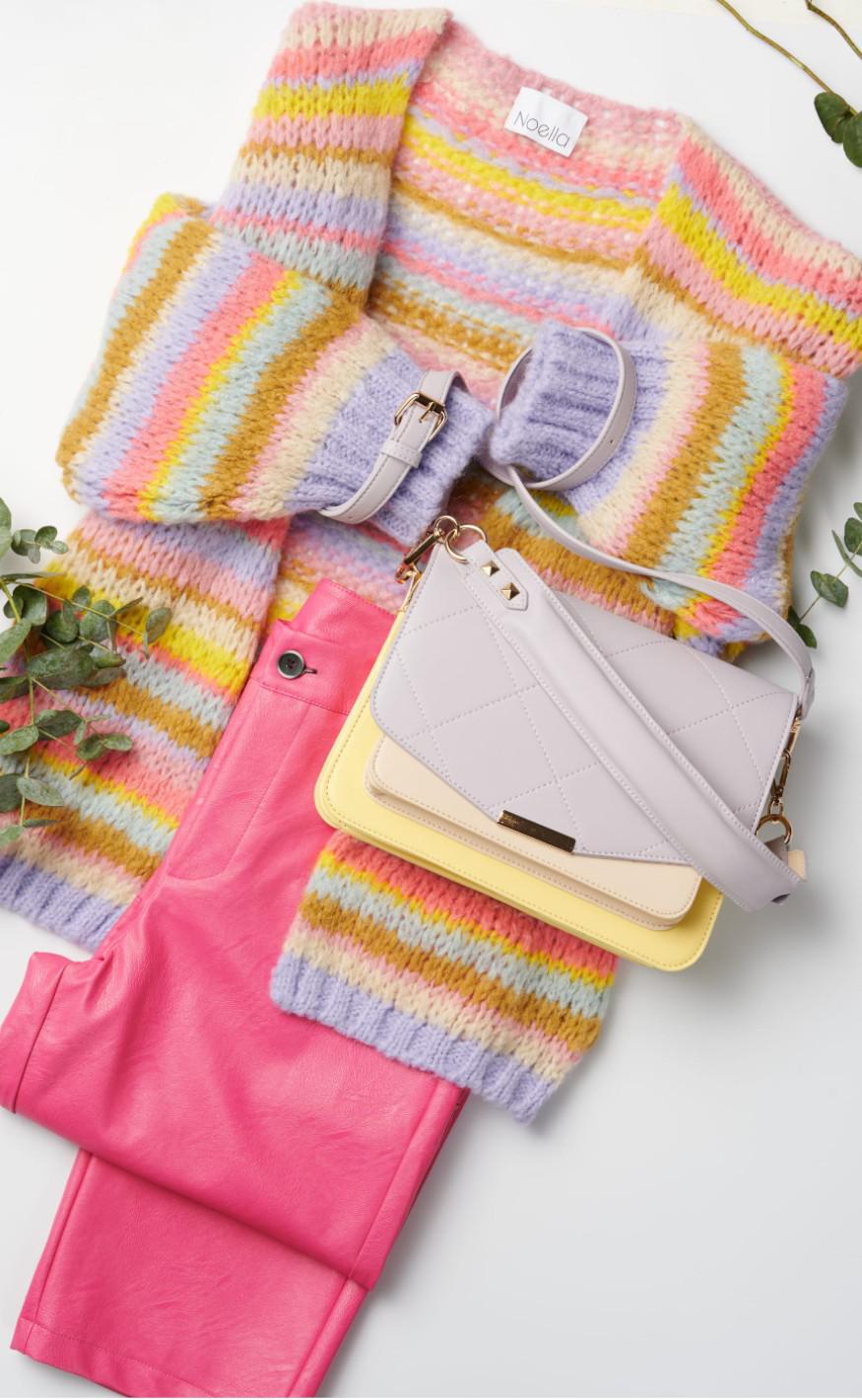 Noella Taske - Blanca Multi Compartment - Soft/Purple/Yellow