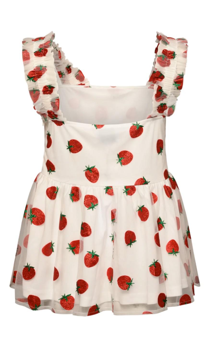 Noella Top - Berry - Red Mix
