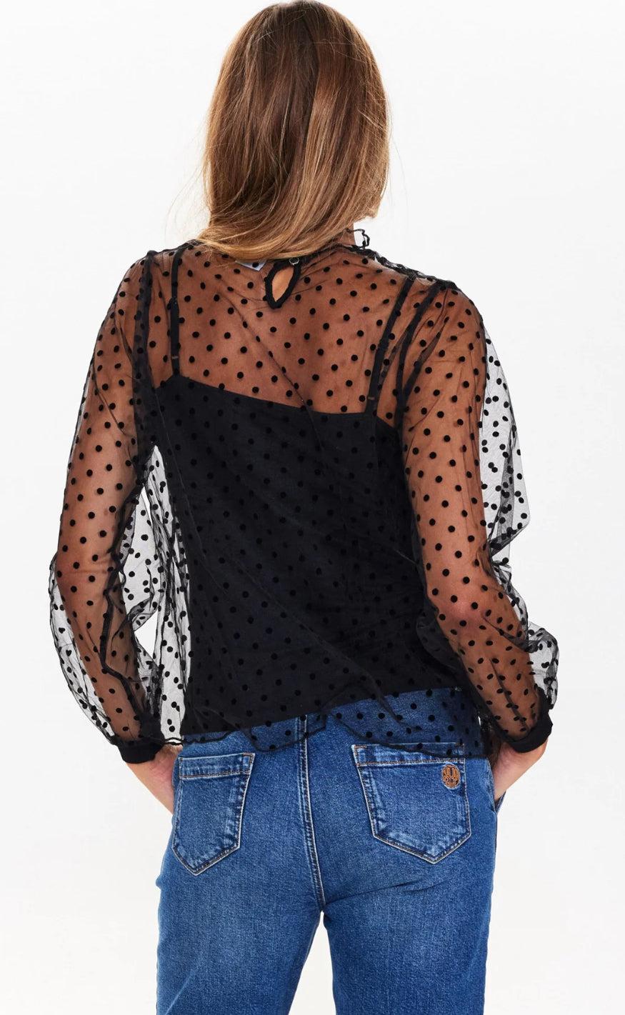 Nümph Bluse - Juliette - Caviar