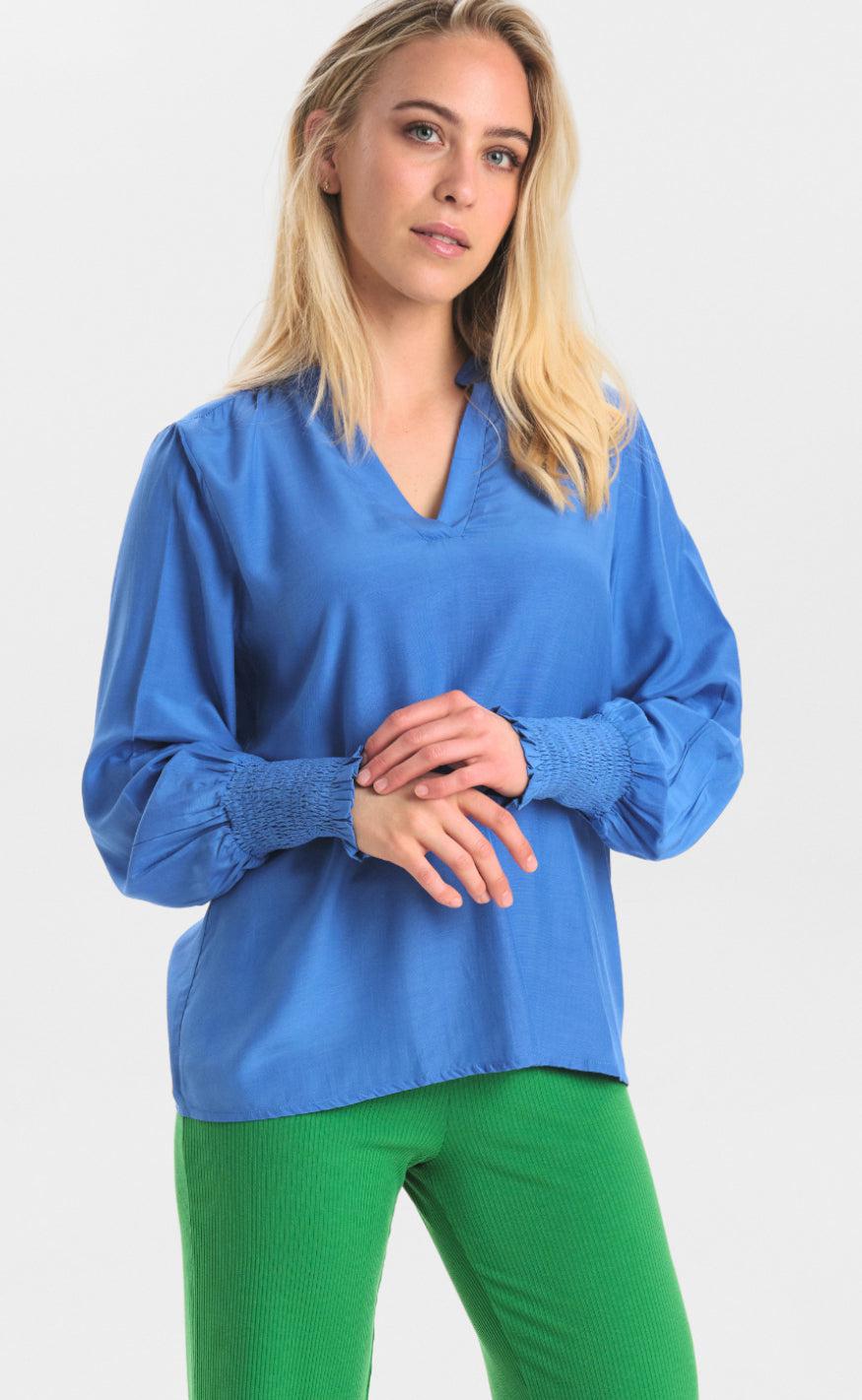 Nümph Bluse - Softy - Palace Blue