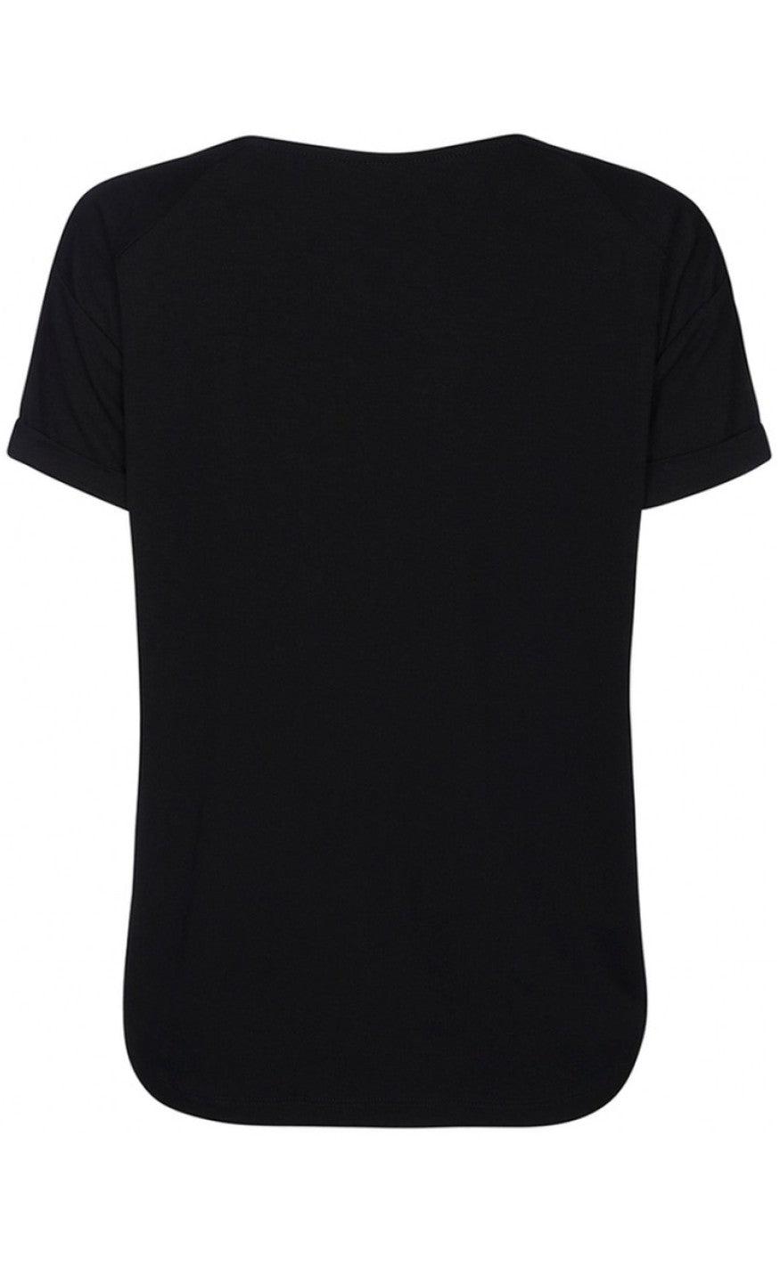 ONE TWO LUXZUZ KARIN T-SHIRT BLACK
