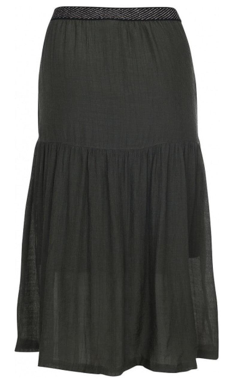 ONE TWO LUXZUZ KARITAS SKIRT ARMY