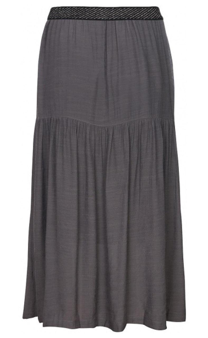 ONE TWO LUXZUZ KARITAS SKIRT ASPHALT