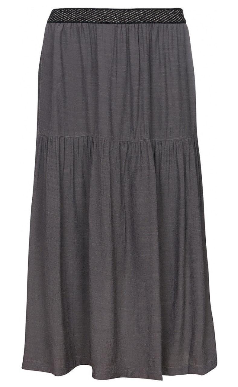 ONE TWO LUXZUZ KARITAS SKIRT ASPHALT