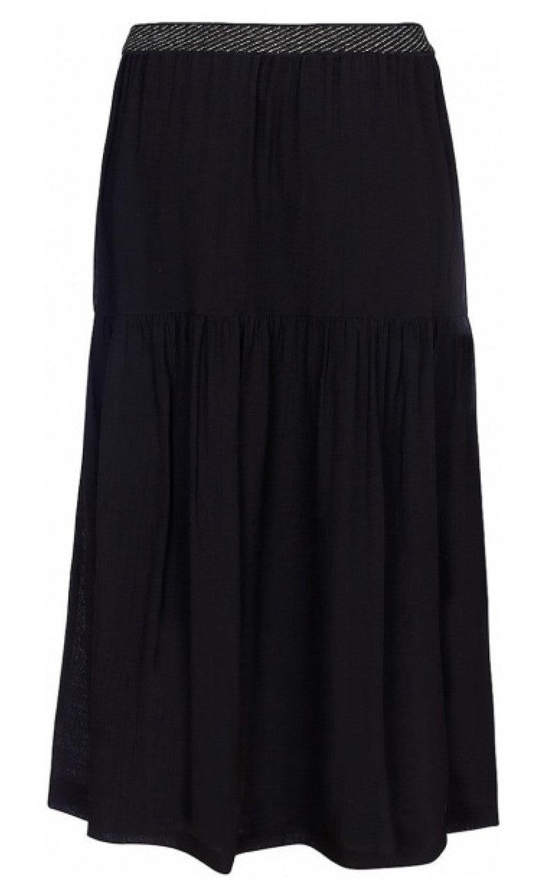 ONE TWO LUXZUZ KARITAS SKIRT BLACK