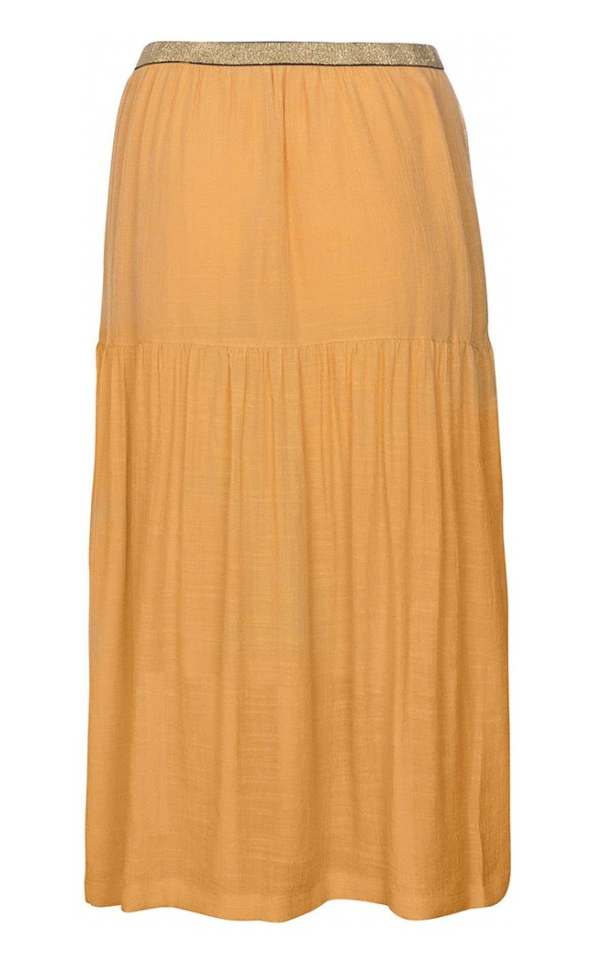 ONE TWO LUXZUZ KARITAS SKIRT HONEY GOLD