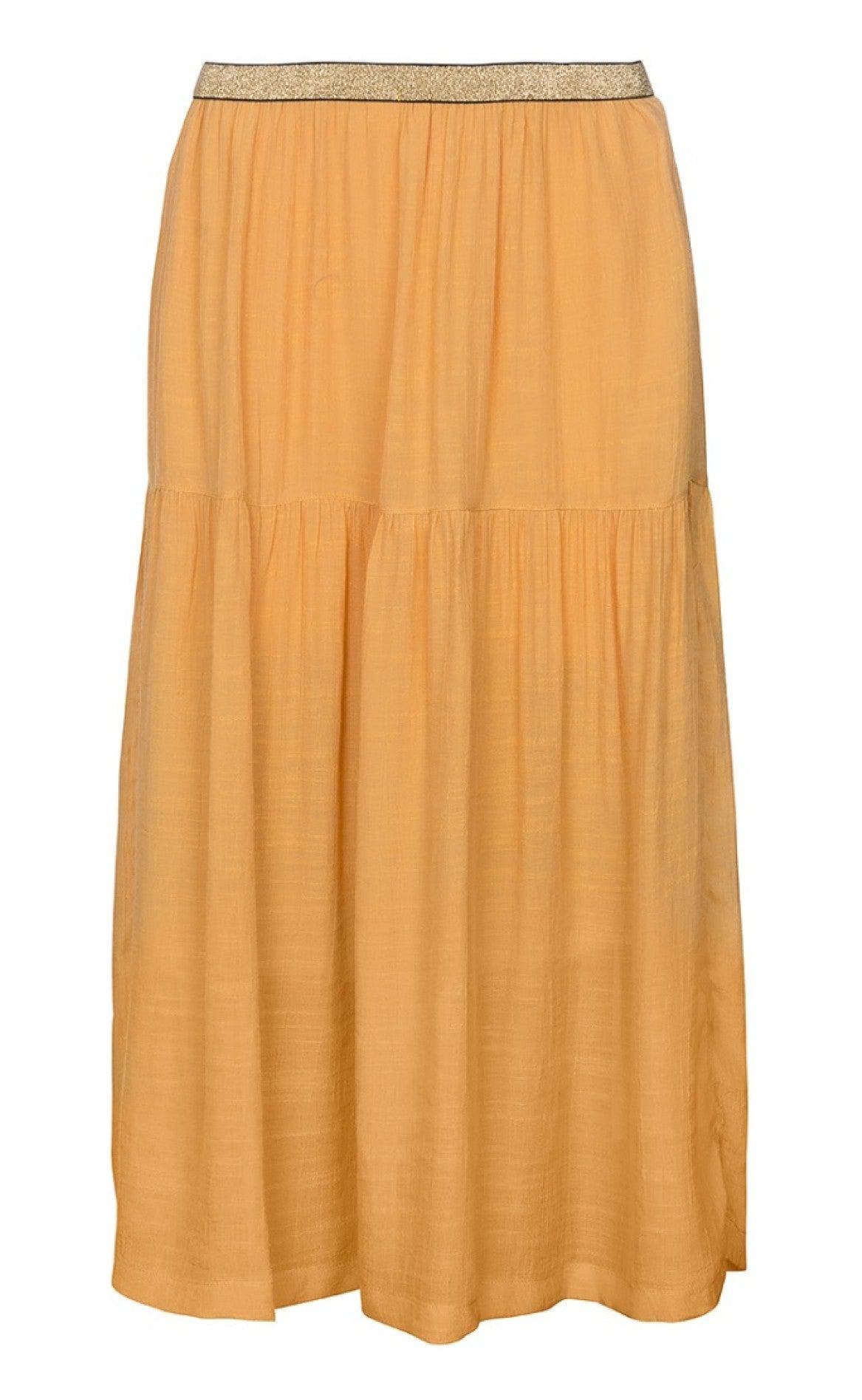ONE TWO LUXZUZ KARITAS SKIRT HONEY GOLD