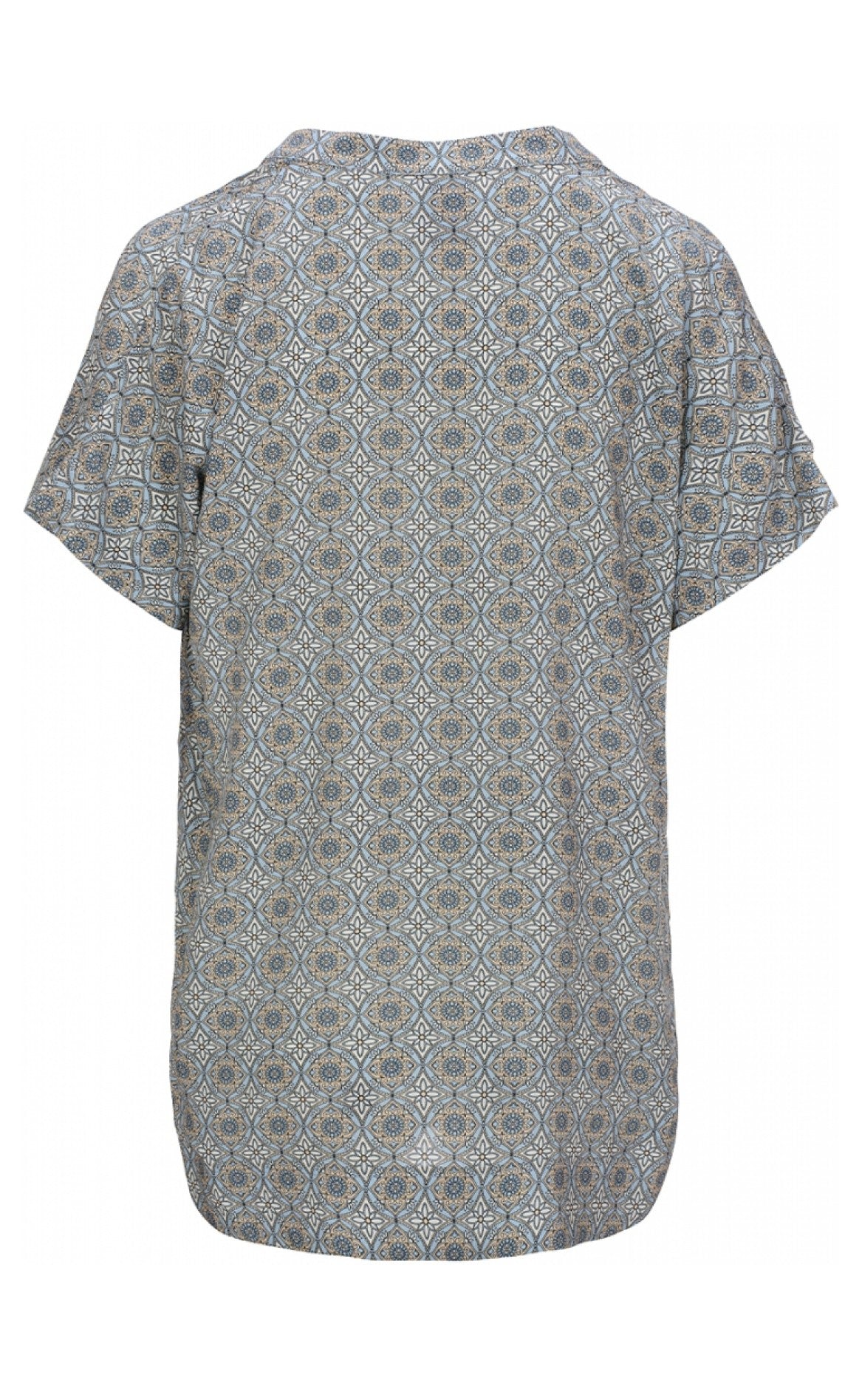 One Two Luxzuz Bluse - Abiana - Heavenly Blue