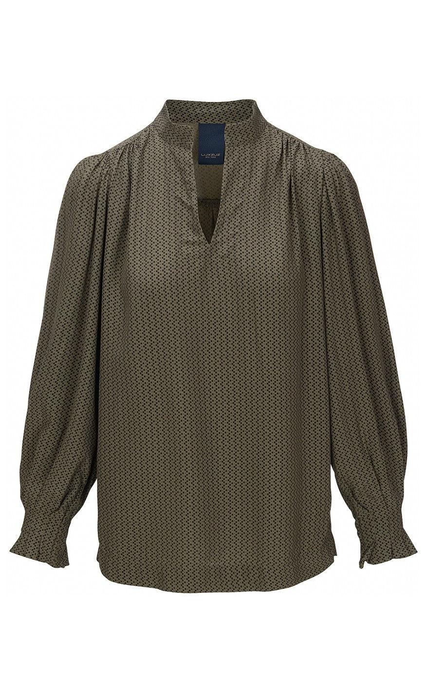 One Two Luxzuz Bluse - Aila - Army