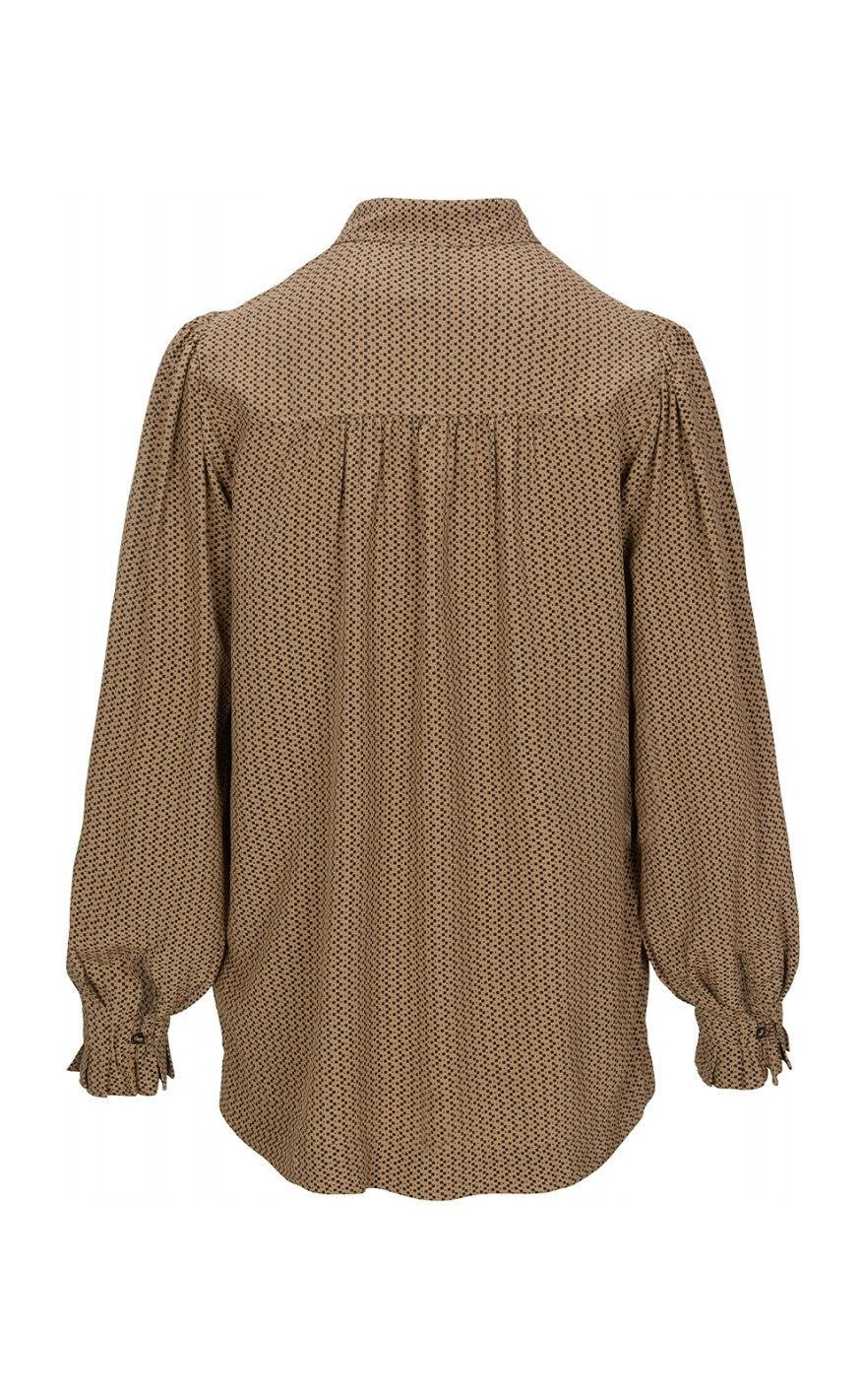 One Two Luxzuz Bluse - Aila - Cafe Latte