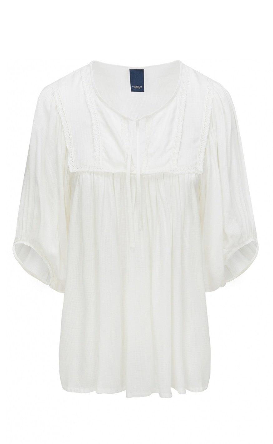 One Two Luxzuz Bluse - Aisha - Cream