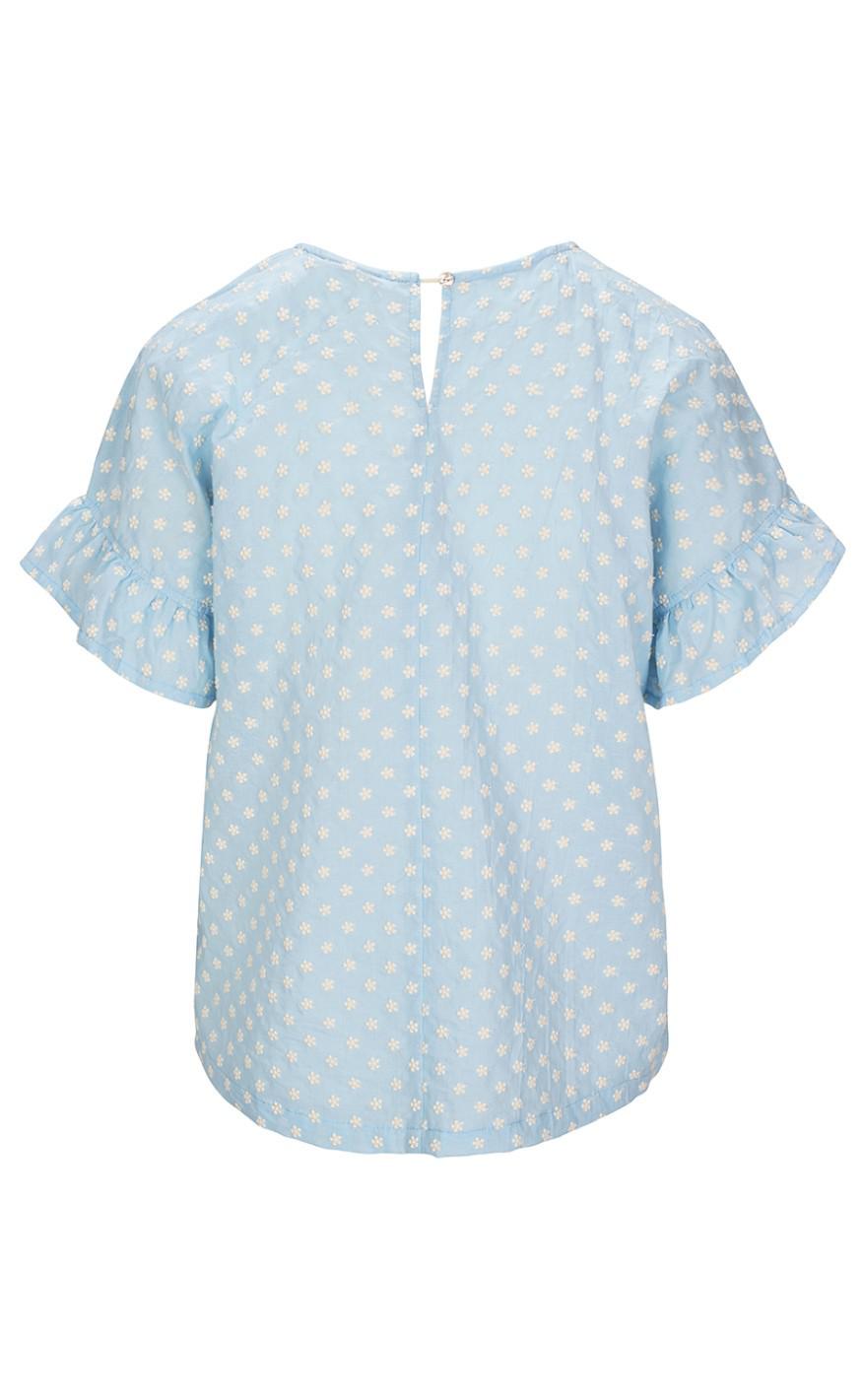 One Two Luxzuz Bluse - Aleksandra - Baby Blue