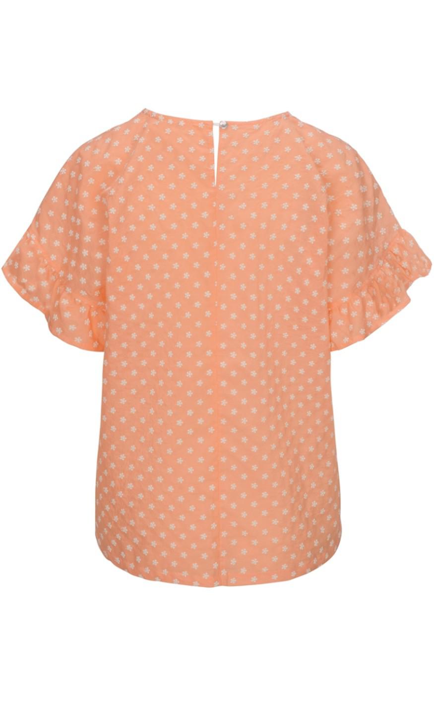 One Two Luxzuz Bluse - Aleksandra - Papaya