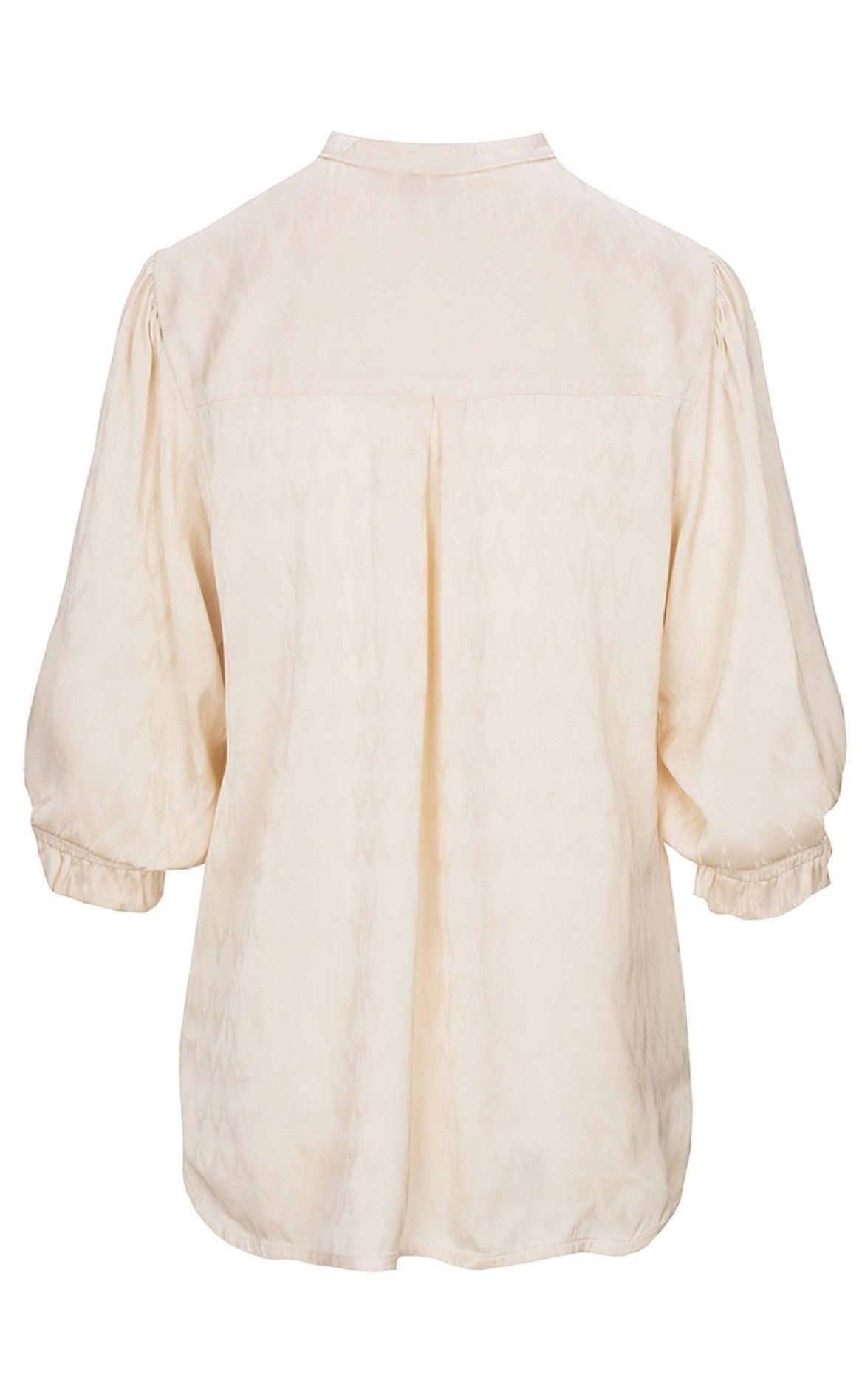 One Two Luxzuz Bluse - Daimi - Sandshell