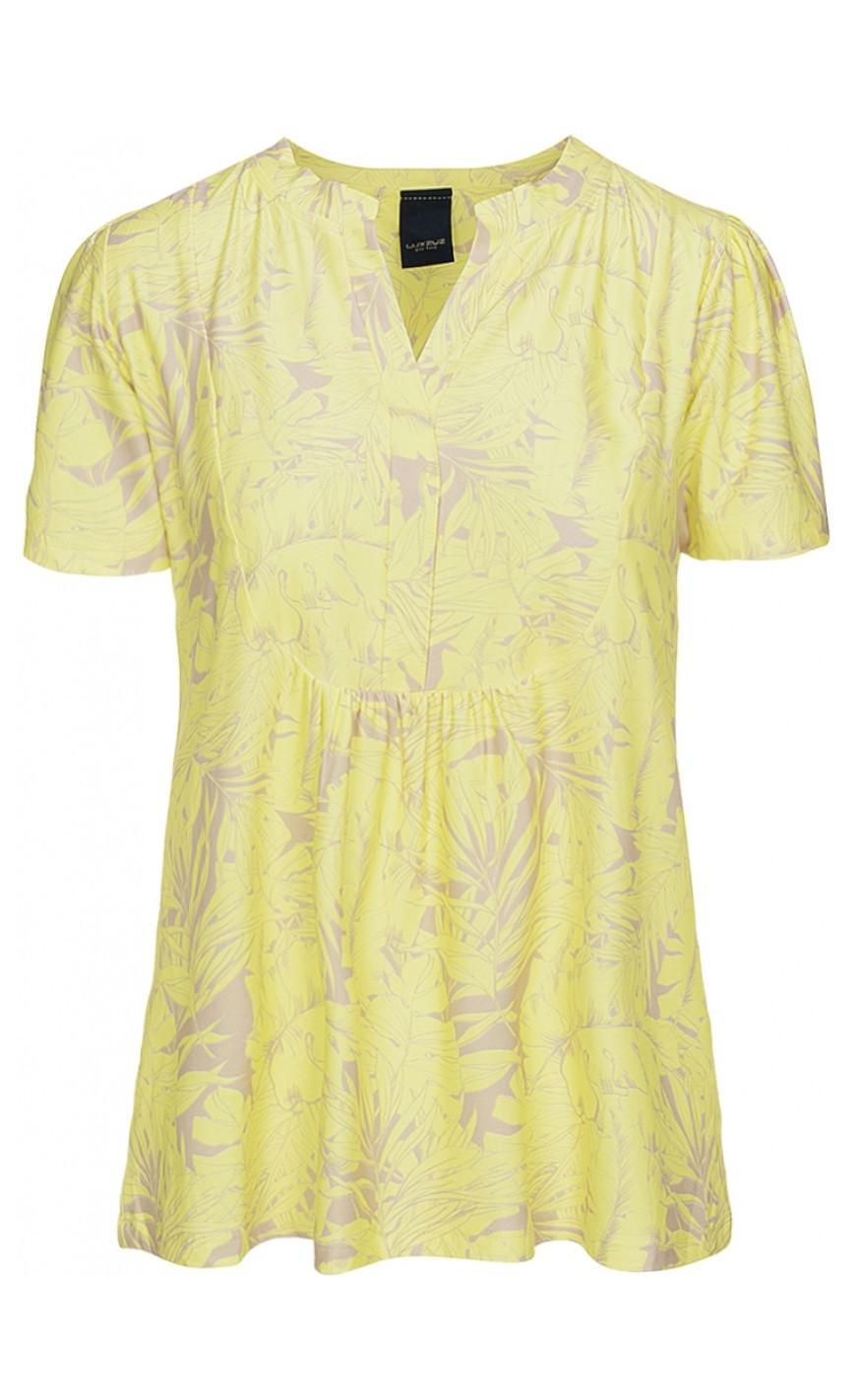 One Two Luxzuz Bluse - Hyldea - Citrus