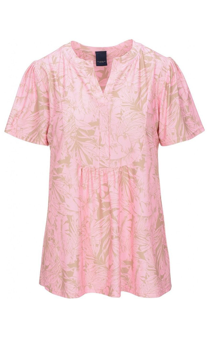 One Two Luxzuz Bluse - Hyldea - Cotton Candy