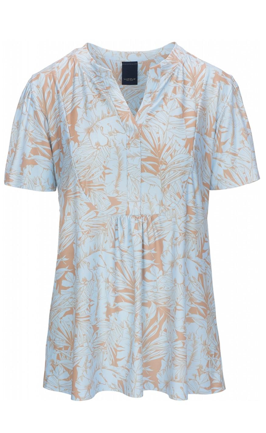 One Two Luxzuz Bluse - Hyldea - Ice Blue