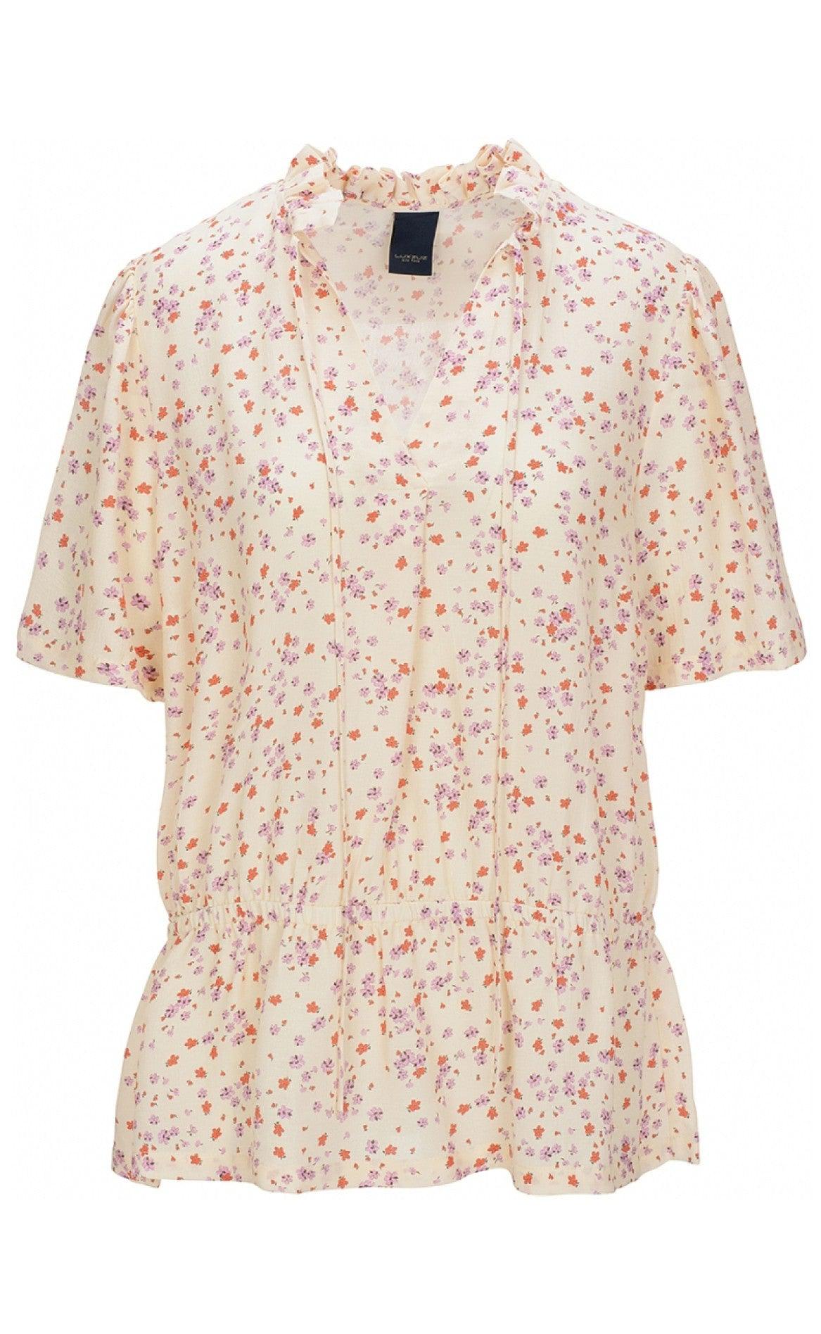 One Two Luxzuz Bluse - Kianita - Buttercream